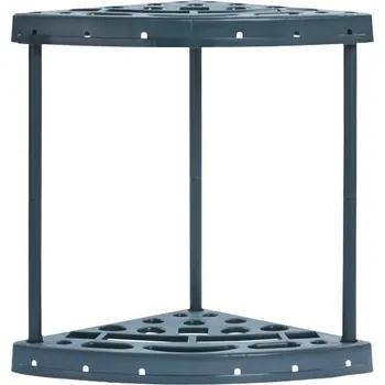 VEVOR organizér na zahradní nářadí, 19 slotů, stojan na nářadí do garáže, pro organizaci a skladování nářadí s dlouhou rukojetí/hrábě/koště/lopaty, PP stojan na zahradní nářadí, organizér na zahradu, do kůlny, venkovní použití