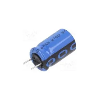Kondenzátor Kondenzátor elektrolytický THT 470uF 35VDC Ø10x16mm ±20%