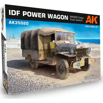 Plastikový model AK Interactive IDF POWER WAGON WM300 w/winch 1/35