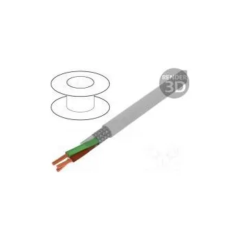 elektrický kabel BITNER S32928 Vodič BiT LiHCH 3x1,5mm2 LSZH šedá 300/300V