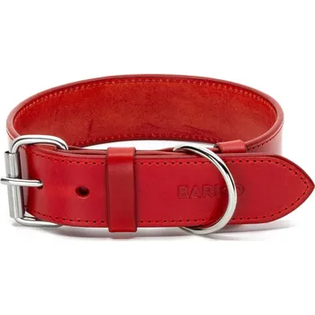 Obojek pro psa Kožený obojek pro psa BARICO Red Šířka obojku: 2 cm, Přesný obvod krku: 27 cm