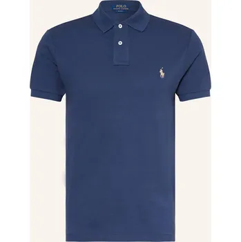 Pánská košile Polo Ralph Lauren Pánská Polokošile Z Piké Slim Fit, tmavě...