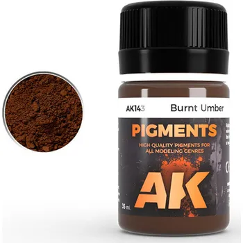 Modelářská barva AK Interactive BURNT UMBER