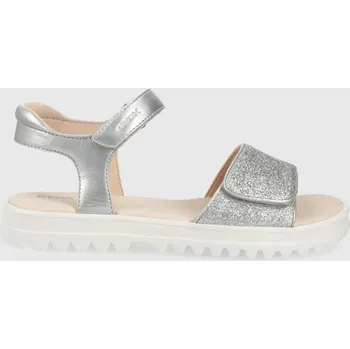 Dívčí sandály Dětské sandály Geox J256EB.0NFEW.36.39 stříbrná SLV, EUR 38