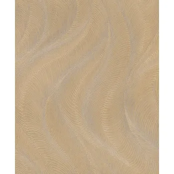 Tapeta Vliesová tapeta zlatá - vlnky 659641 / Tapety na zeď Incanto (0,53 x 10,05 m) Rasch