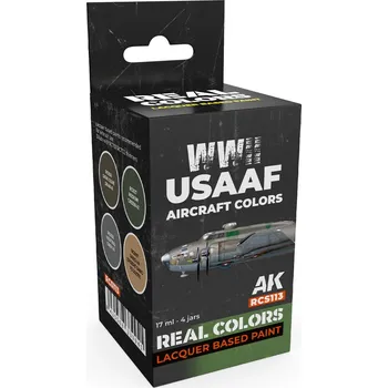 AK Interactive WWII USAAF Aircraft Colors SET