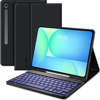 Pouzdro na tablet KRYT TECH-PROTECT SC PEN + KEYBOARD GALAXY TAB S10 FE+ PLUS 13.1 X620 / X626B BLACK