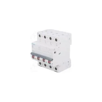 modulární přístroj a rozvaděč Jistič 400VAC Ijmen 10A Póly 4 DIN Průběh B 6kA IP20 5SL6