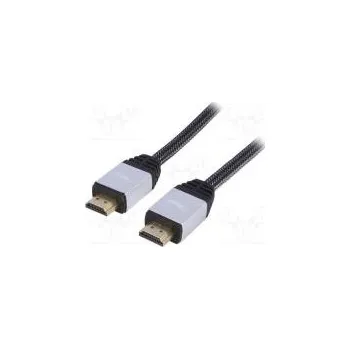 Video kabel Cable HDMI 2.0 HDMI plug,both sides 3m black