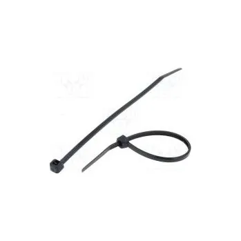 Datový kabel Cable tie L 155mm W 2.5mm polyamide 78.5N black Ømax 39mm