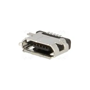 Elektrická zásuvka Zásuvka USB B micro SMT PIN 5 V USB 2.0 niklovaný,zlacený