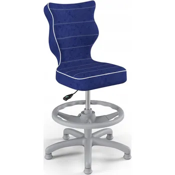 dětské křeslo OTOČNÉ KŘESLO PRO DĚTI s podnožkou Petit MODRÉ Visto r.3