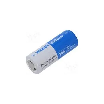 Článková baterie Baterie XTAR 26650 Li-Ion 3.6V 6000mAh Ø26.5x69.3mm 10A