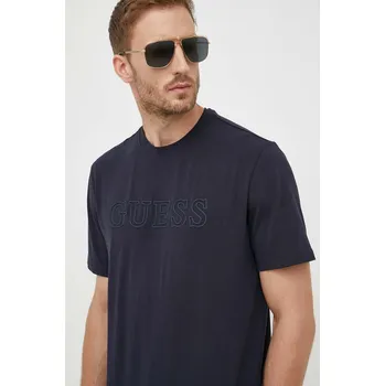 Pánské tričko Tričko Guess ALPHY tmavomodrá barva, s aplikací, Z2YI11 J1314 Z2YI11.J1314 59X, vel. S