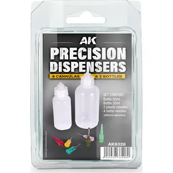 AK Interactive PRECISION DISPENSERS (6cannulas & 2 bottles)