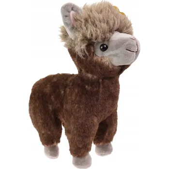 plyšák PLYŠOVÁ ALPACA BECIA lama HNĚDÁ plyšák plyšák 30 cm