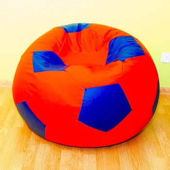 Taburet Sedací vak - míč 80 cm - červená + modrá
