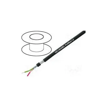 elektrický kabel HELUKABEL 80792 Vodič PROFIBUS,externí 1x2x22AWG drát Cu polyetylén černá