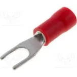 Koncovka vidličková M3 Ø 3,2mm 0,5÷1mm2 krimpovací na kabel