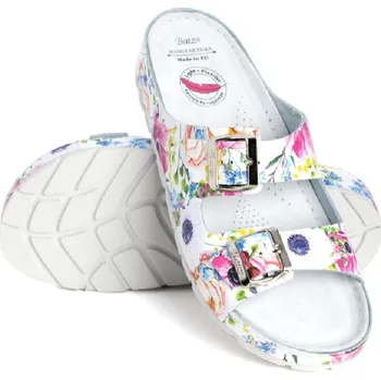 Dámské pantofle DÁMSKÉ PANTOFLE BATZ ZENNA SUMMER BÍLÁ Barva: BÍLÁ, Velikost: 37