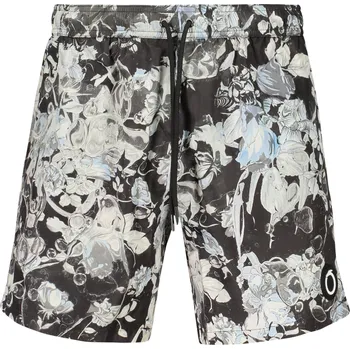 Pánské plavky Pánské koupací kraťasy TRUSSARDI Trussardi černá | bílá | šedá 3373098