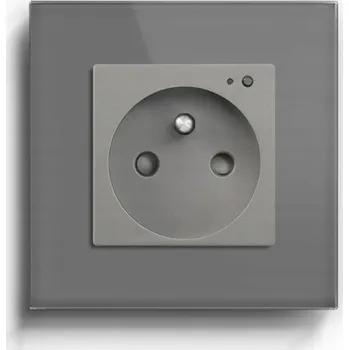 Elektrická zásuvka Elektrická Zásuvka nástěnná Machina Sapiens šedá