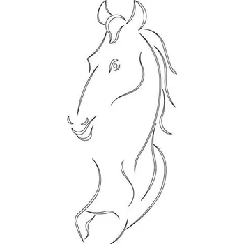 Fréza IGM CMT Šablona na dvířka - HORSE 445x203mm, CRCS-902