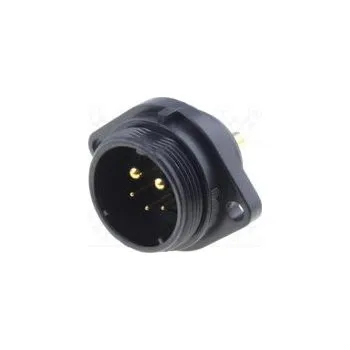 Elektrická zásuvka Zásuvka vidlice SP21 PIN 9 IP68 pájení 500V 0,75mm2 5A