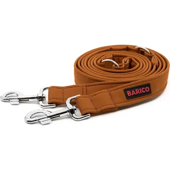 Vodítko pro psa Přepínací vodítko BARICO Cinnamon Typ karabiny / Šířka vodítka: Malá / 2 cm