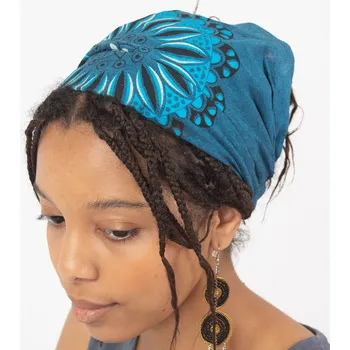 Čelenka s potiskem mandaly Thea Petrol Blue, petrolejově modrá, Sittar