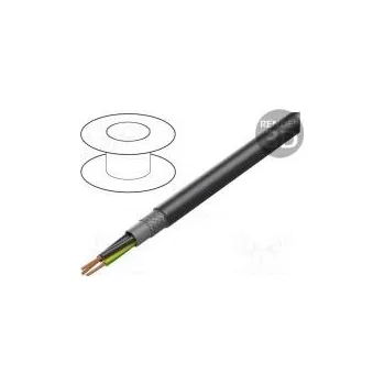 elektrický kabel HELUKABEL 12878 Vodič JZ-600 HMH-C 3G2,5mm2 LSZH černá 0,6/1kV CPR Dca