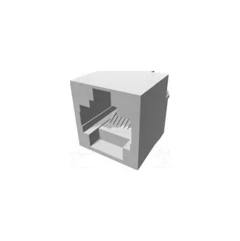 Elektrický konektor Zásuvka RJ45 PIN 8 Uspořádání výv 8p8c THT přímý 16,51mm