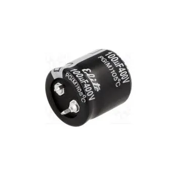 Kondenzátor Kondenzátor elektrolytický SNAP-IN 100uF 400VDC Ø25x25mm