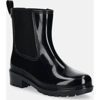 Dámské holínky Holínky Tommy Hilfiger FLAG HARDWARE RAINBOOT FW0FW08966 černá 99X, EUR 39