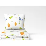 Dětské ložní povlečení krepové Stanex Dinosauři (LS410), 135 x 90 + 40 x 60, Zip