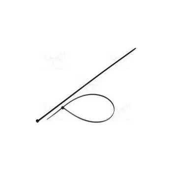Datový kabel Cable tie L 450mm W 4.8mm polyamide 215.5N black Ømax 130mm