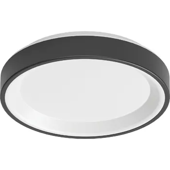 Linea Light CA077DBBMDD Iside, černé stropní/nástěnné svítidlo, 24W LED 2700K, prům. 35,2cm