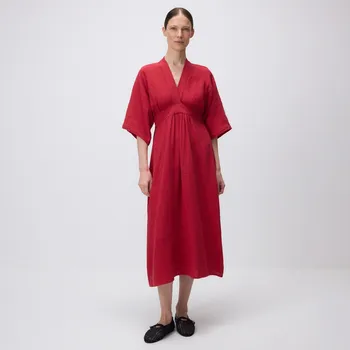 Dámské šaty Reserved - Šaty ve stylu kimona - ostře červená - 428AE-29X - 428AE-29X-XS