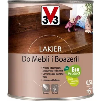 Lak na dřevo Lak na nábytek a obložení V33 57344 bezbarvý 0,5 l
