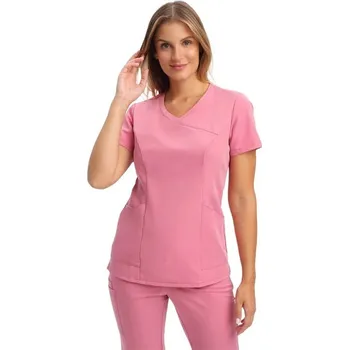 Zdravotnický oděv Dámská halena vypasovaná, Elegant Stretch, korálová, XXL