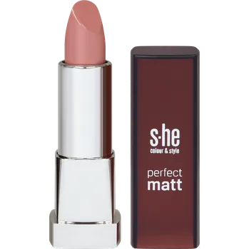 Rtěnka s-he colour&style rtěnka perfect matt 333/410