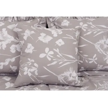 Dekorativní polštářek Podpěrová s.r.o. Polštář bavlněný FLORA tmavý Velikost: 40x60 cm BAVLNA N