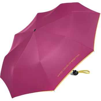 Deštník United Colors of Benetton deštník Super Mini Raspberry Sorbet