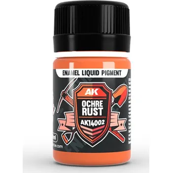 Modelářská barva AK Interactive Ochre Rust - Liquid Pigment