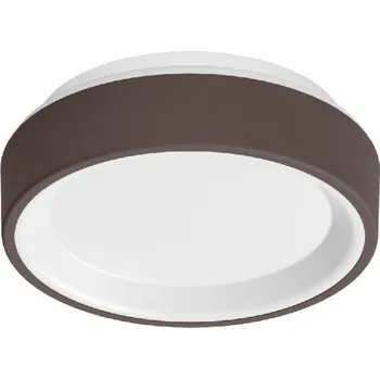 Linea Light Iside, hnědé stropní/nástěnné svítidlo, 10W LED 3000K, prům. 23,1cm