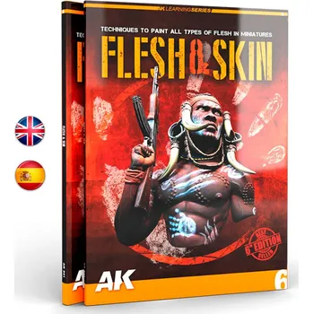 Plastikový model AK Interactive CARNES Y PIELES (AK LEARNING SERIES Nº6) Spanish