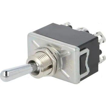 vypínač PANASONIC Přepínač páčkový Polohy:2 SPDT ON-ON Výv: pájecí Páka: kulatá