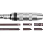 YATO Šroubovák úderový kovovýs příslušenstvím 7 ks box kovový