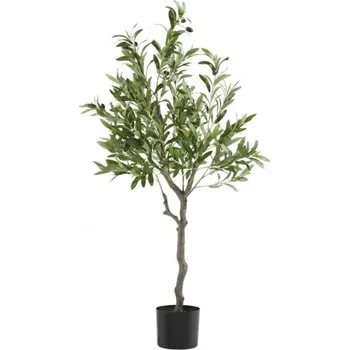 umělá květina UMĚLÝ OLIVOVNÍK 120 CM OLIVA OKRASNÝ STROM KVĚTINÁČ REALISTICKÝ
