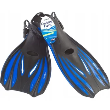 Ploutve Ploutve SPORTX VELIKOST 34-38 pro plavání a potápění, modro-černé